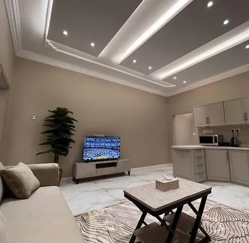 شقة أنيقة غرفة نوم وصالة الفيحاء